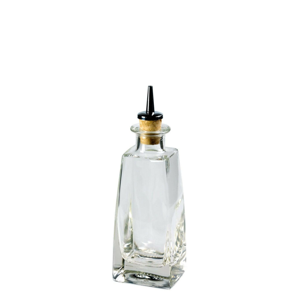 Pudele stikla ar geizeri 200ml
