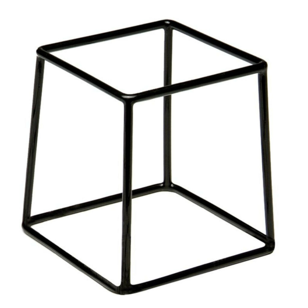 Paliktnis MULTI 18x18x18cm melns