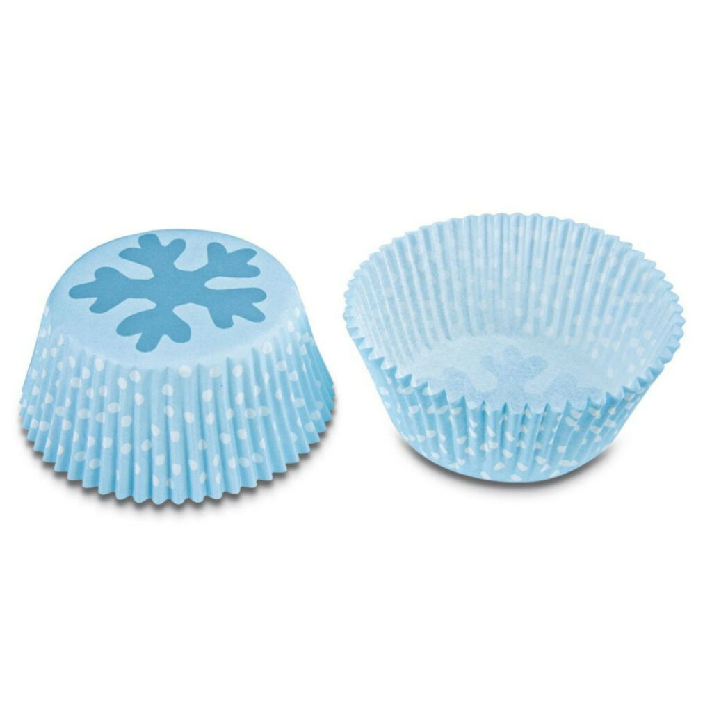 Kēksa formas papīra ø5/7 h-3cm 50gb ICE CRYSTAL