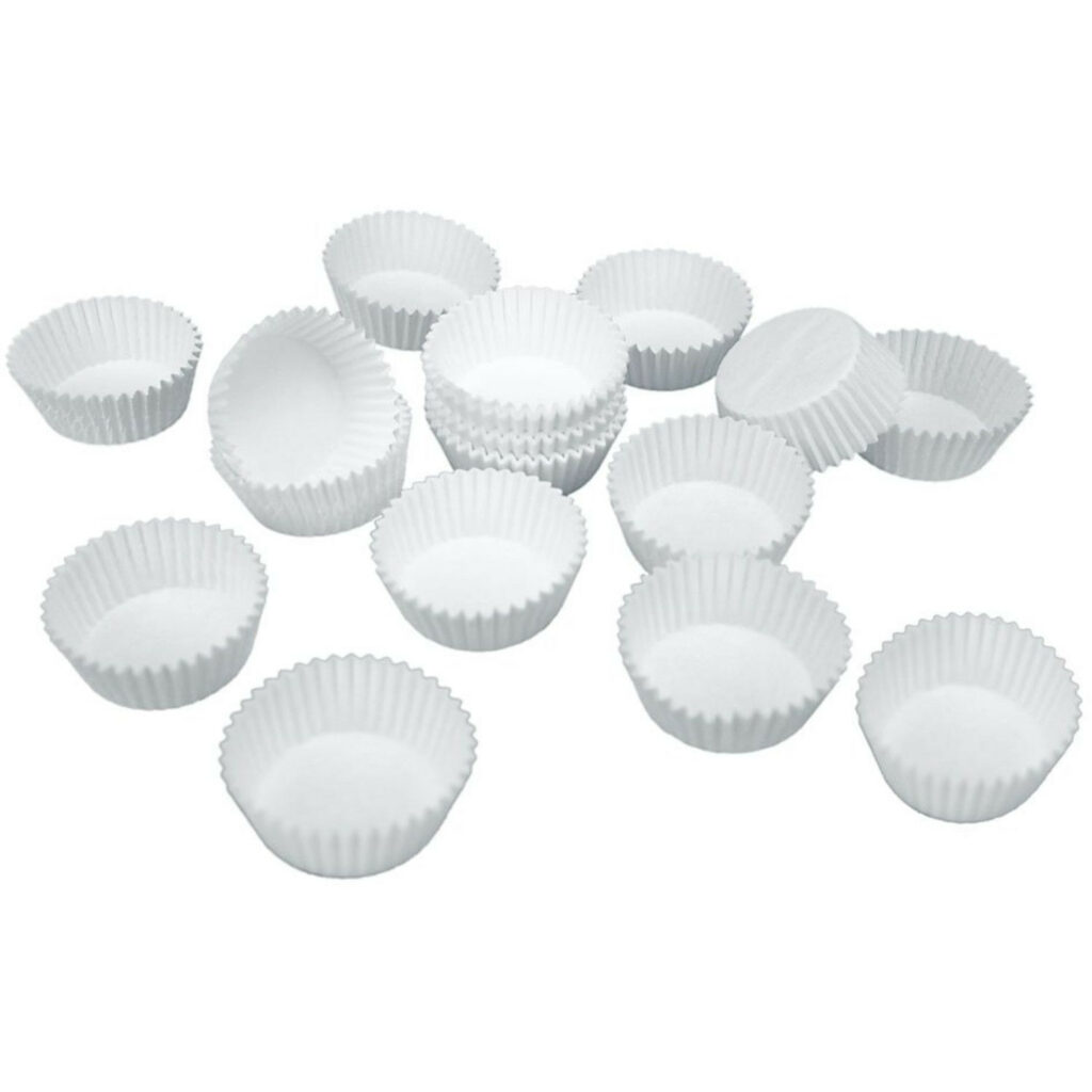 Kēksa formas papīra ø3/4 h-2cm 200gb WHITE