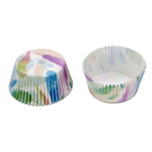Kēksa formas papīra ø5/7 h-3cm 50gb RAINBOW FEATHERS
