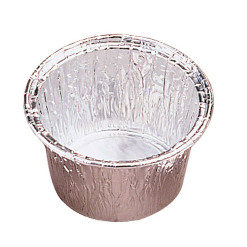 Alumīnija formiņas v/l. ø 8,5cm h-3.9cm 100gab