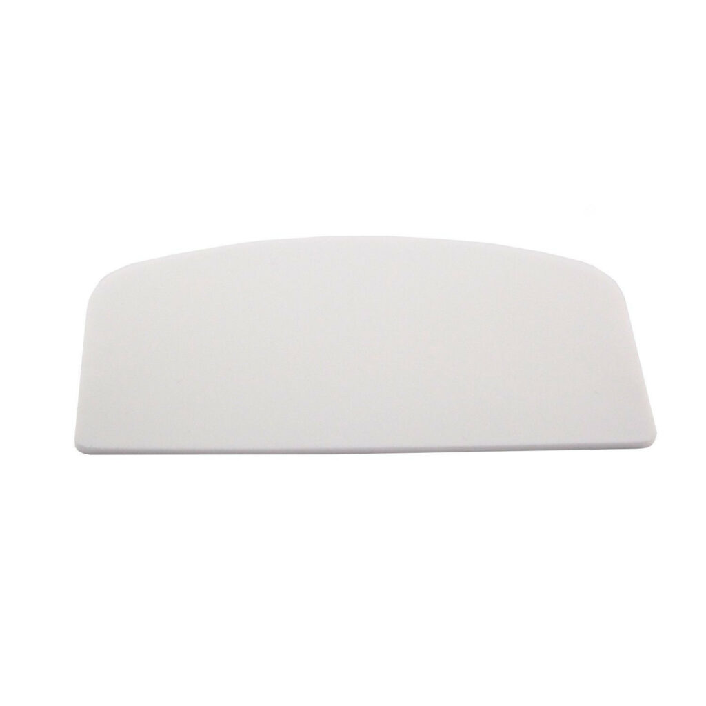 Skrāpis elastīgs 14.8X9.9cm balts