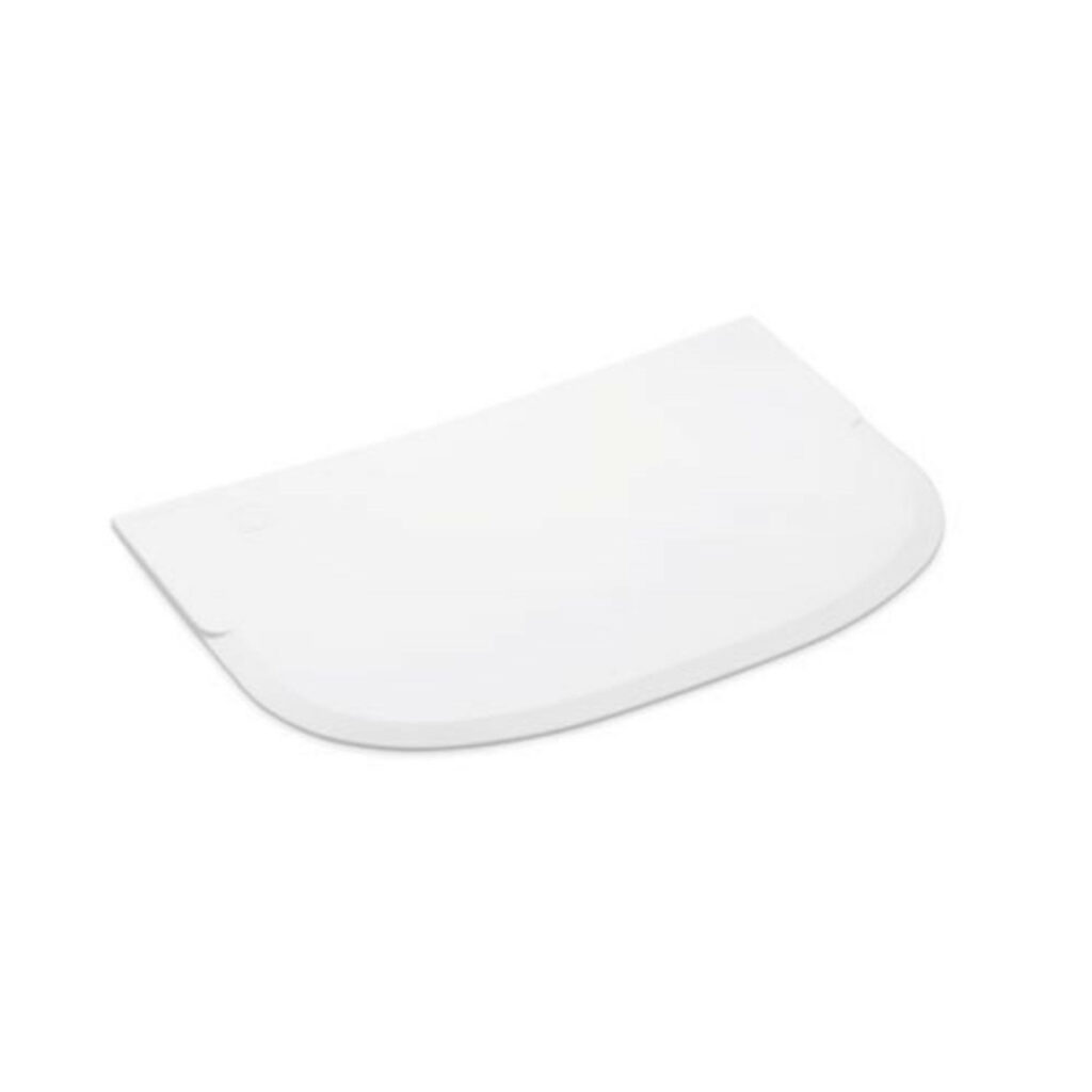 Skrāpis 13.7x8.6cm elastīgs balts