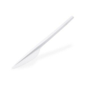 Naži v/l. plm. baltas 17cm 100gab BIO