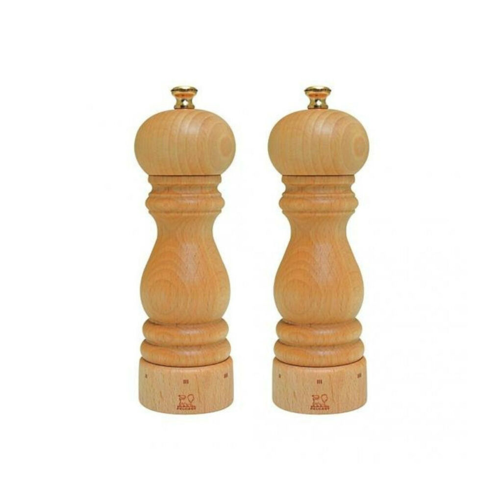 Dzirnavas piparu un sāls koka PARIS h-18cm