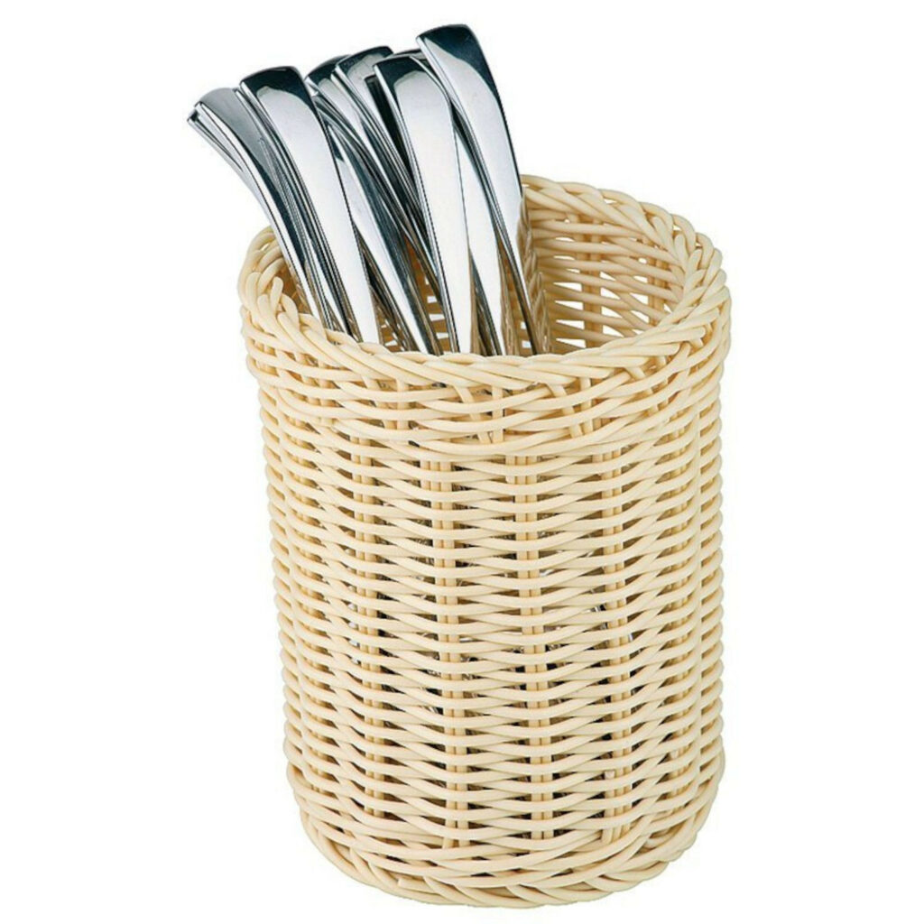 Groziņš pīts plastmasas ø12cm h-15cm bēšs