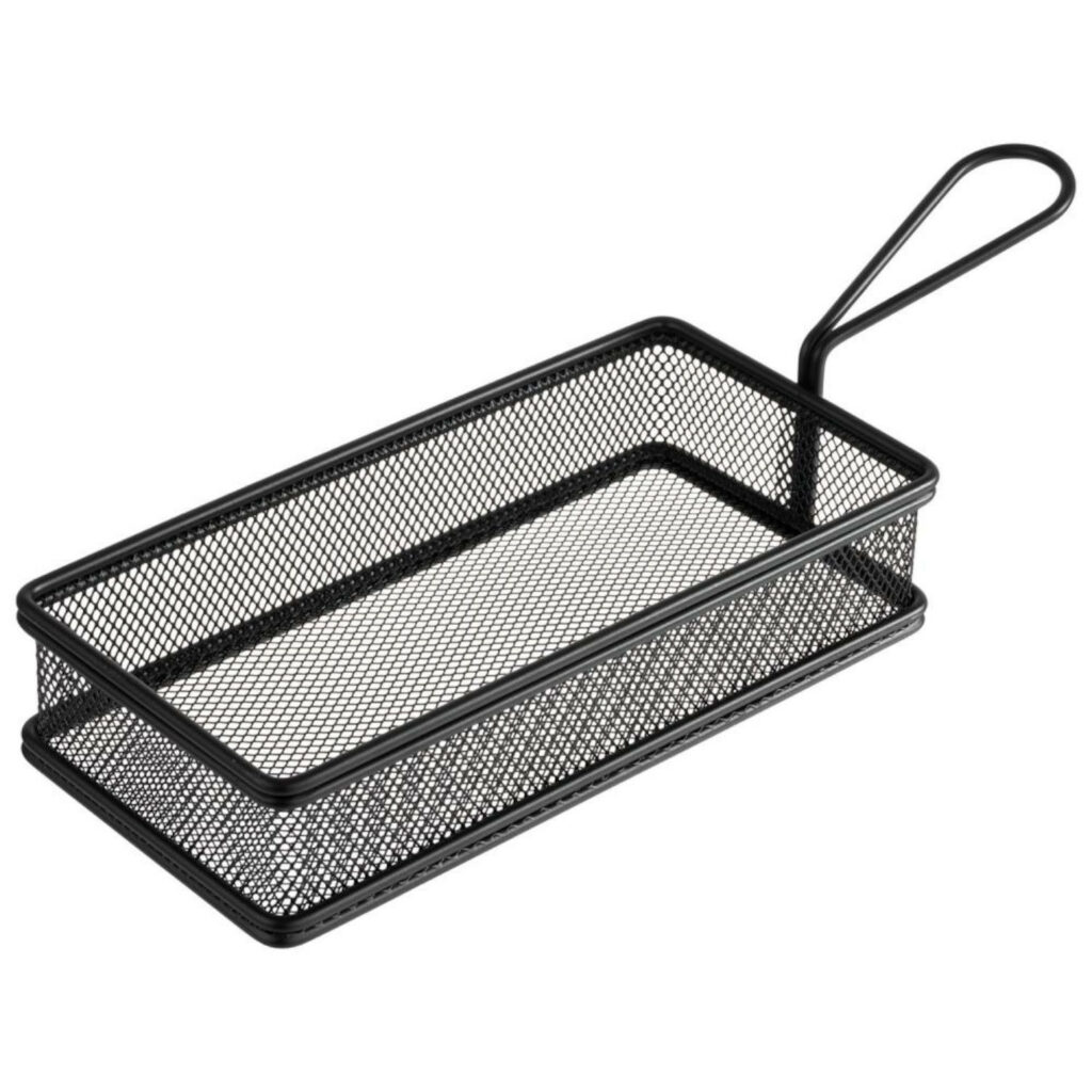 Groziņš frī kartupeļiem 21.5x10.5cm n/t melns