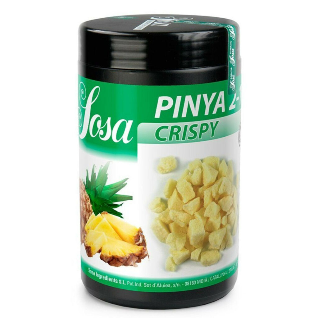Kraukšķīgi ananasu gabaliņi 2-10mm 200g SOSA