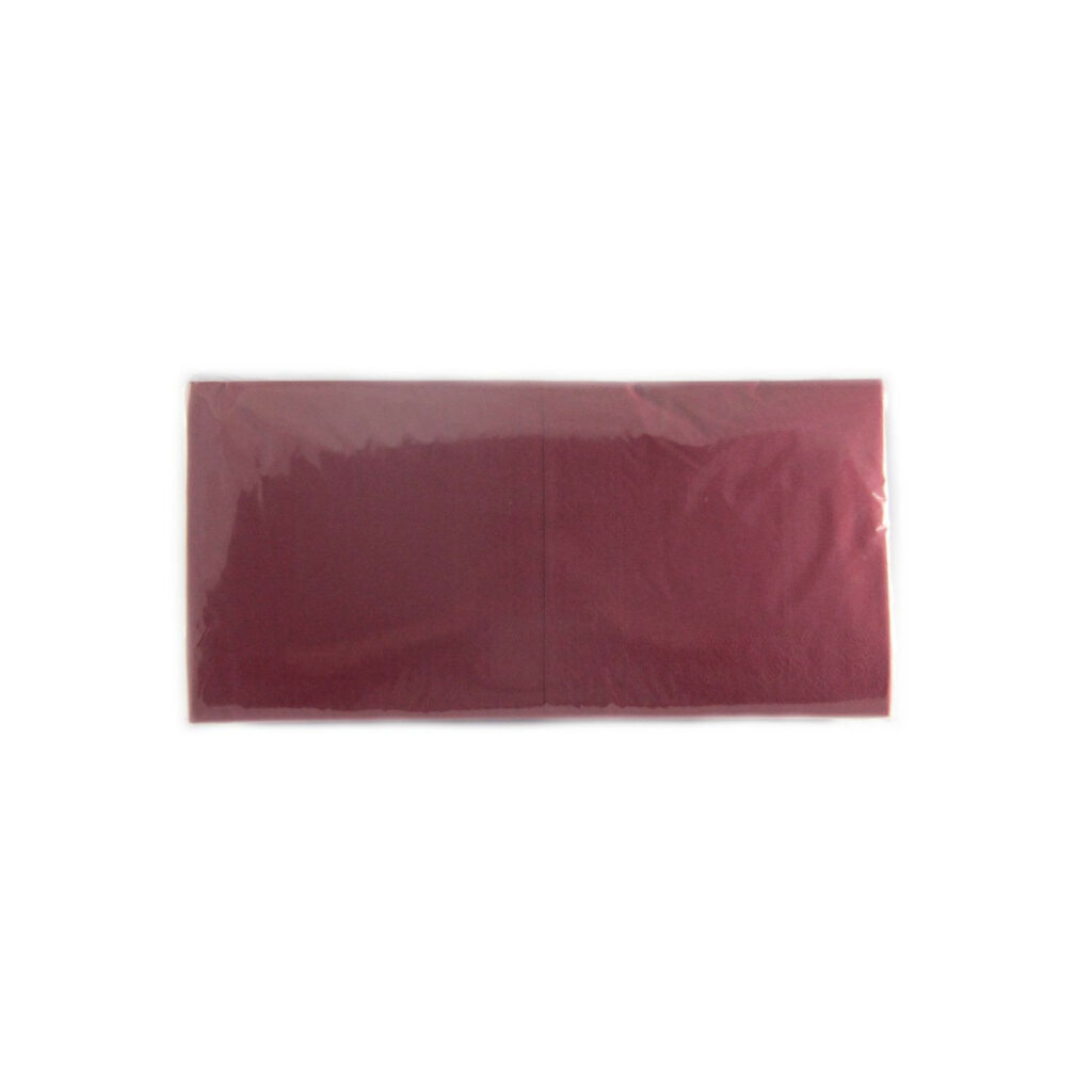 Salvetes 33cm 3 kārtas 250gb bordo