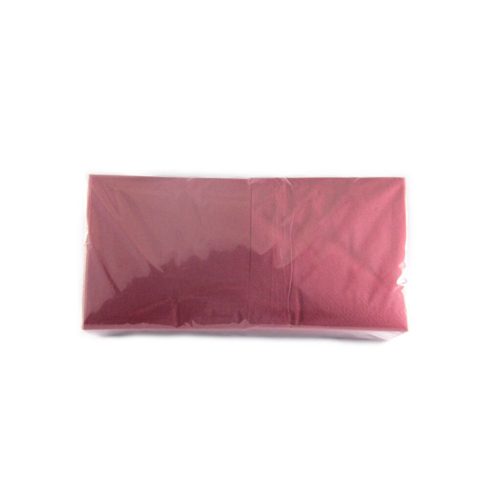 Salvetes 33cm 2 kārtas 250gb bordo
