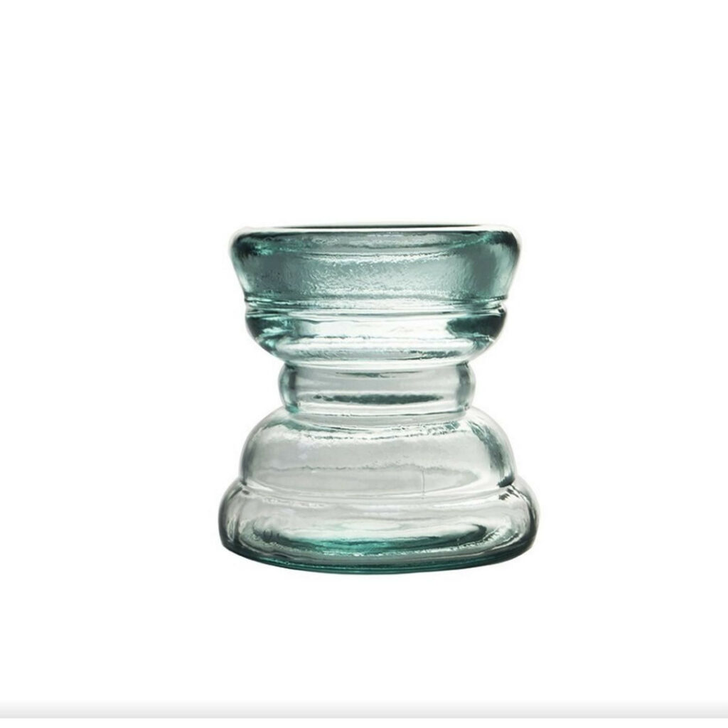 Svečturis CANDELABRO h-11.5cm pelēks