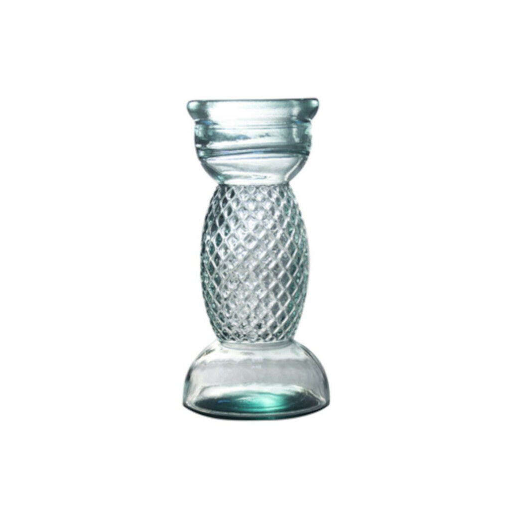 Svečturis DIAMANTE h-28cm caurspīdīgs