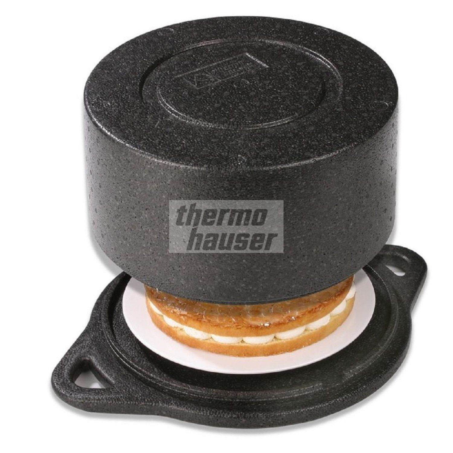 Termokaste tortei 10.5L ø34 h-15cm melna