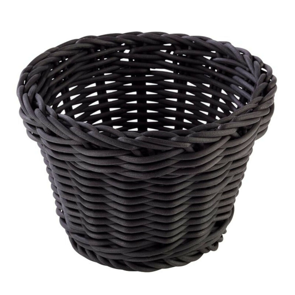 Grozs plm. ø13 h-10cm melns