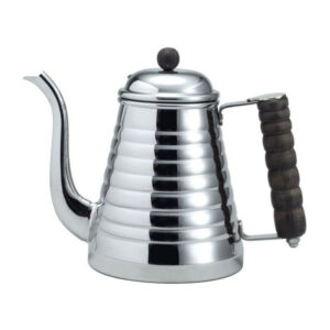 Kalita nerūsējošā tērauda kanna ar koka rokturi, 1 L