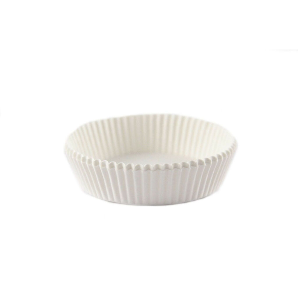 Formas kēksa v/l ø7cm h-2cm 1000gb baltas