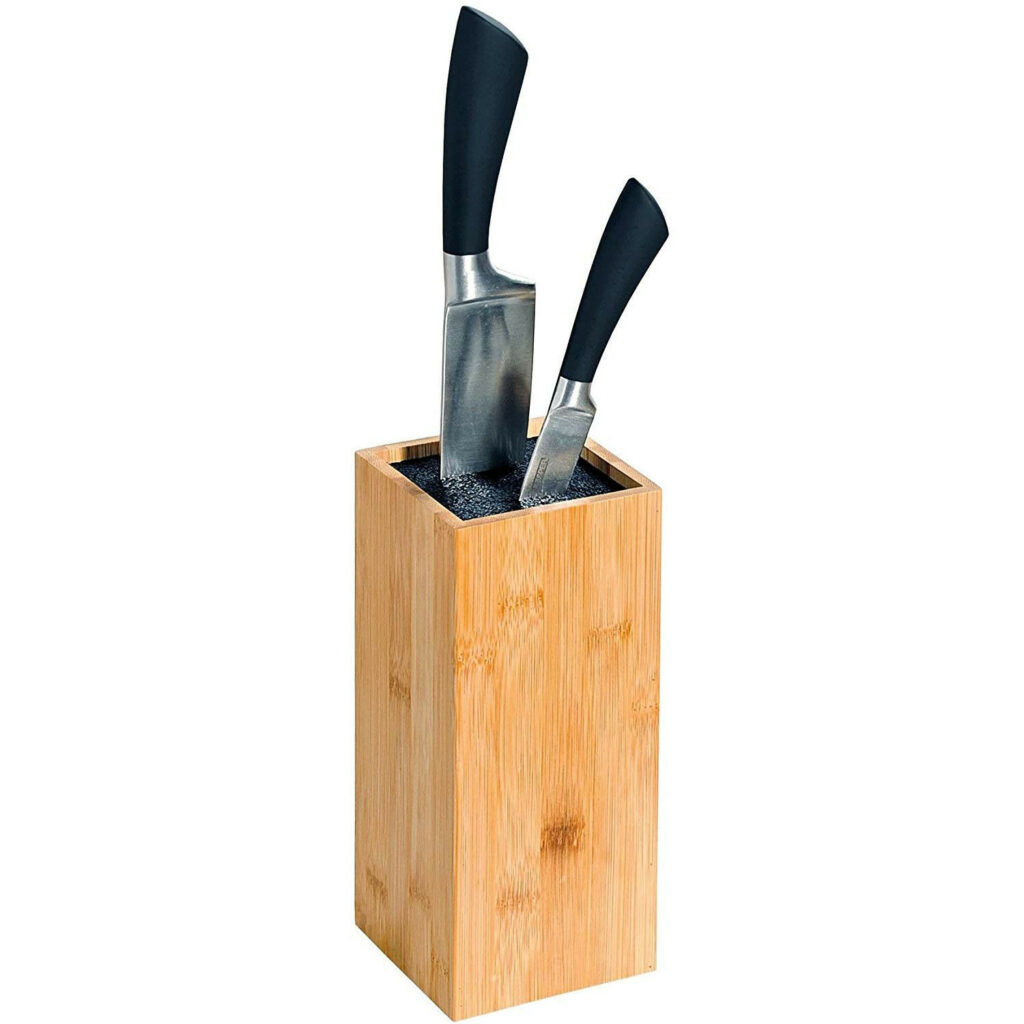 Statīvs nažiem 10x10x23cm bambusa