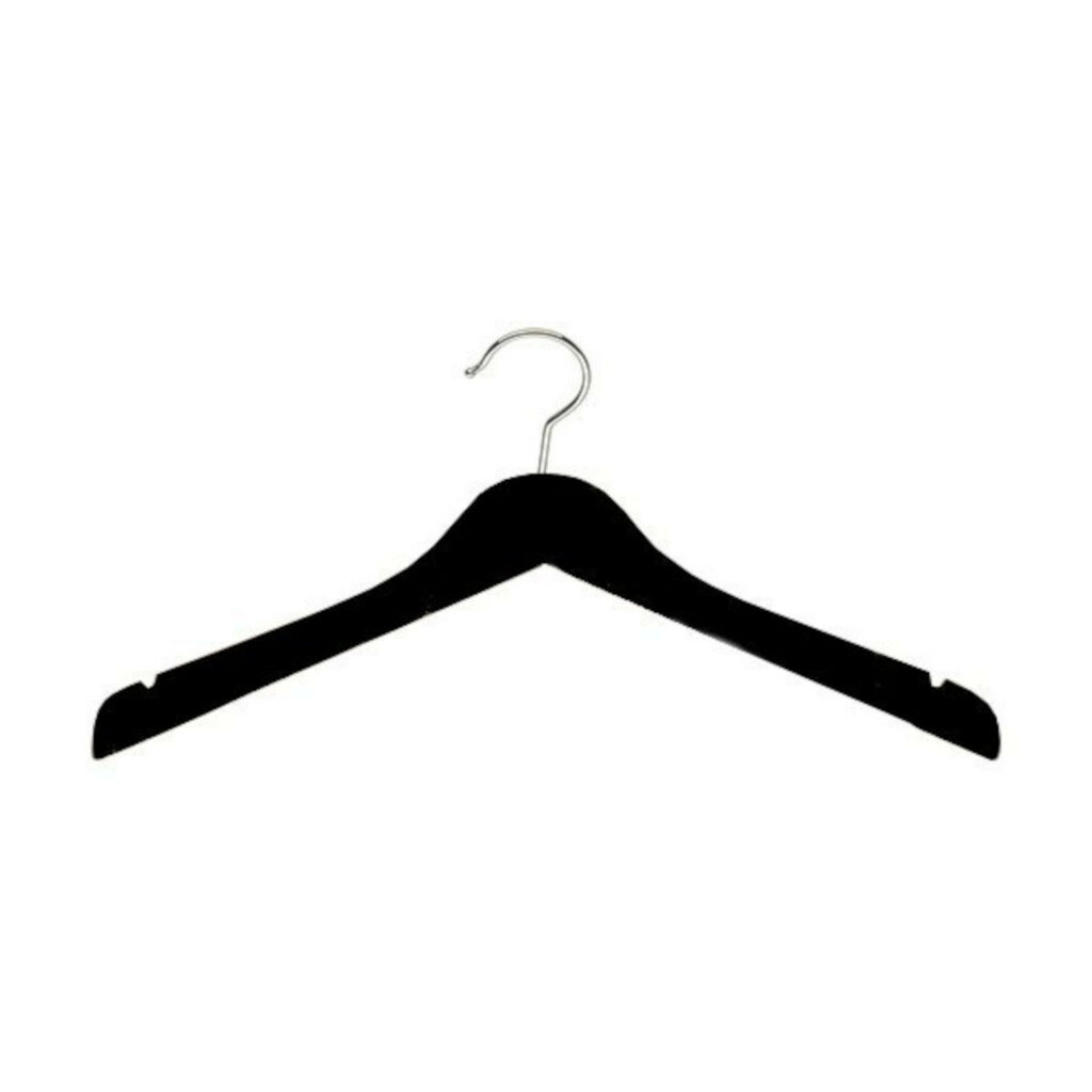 Pakaramais koka BASIC 44cm melns