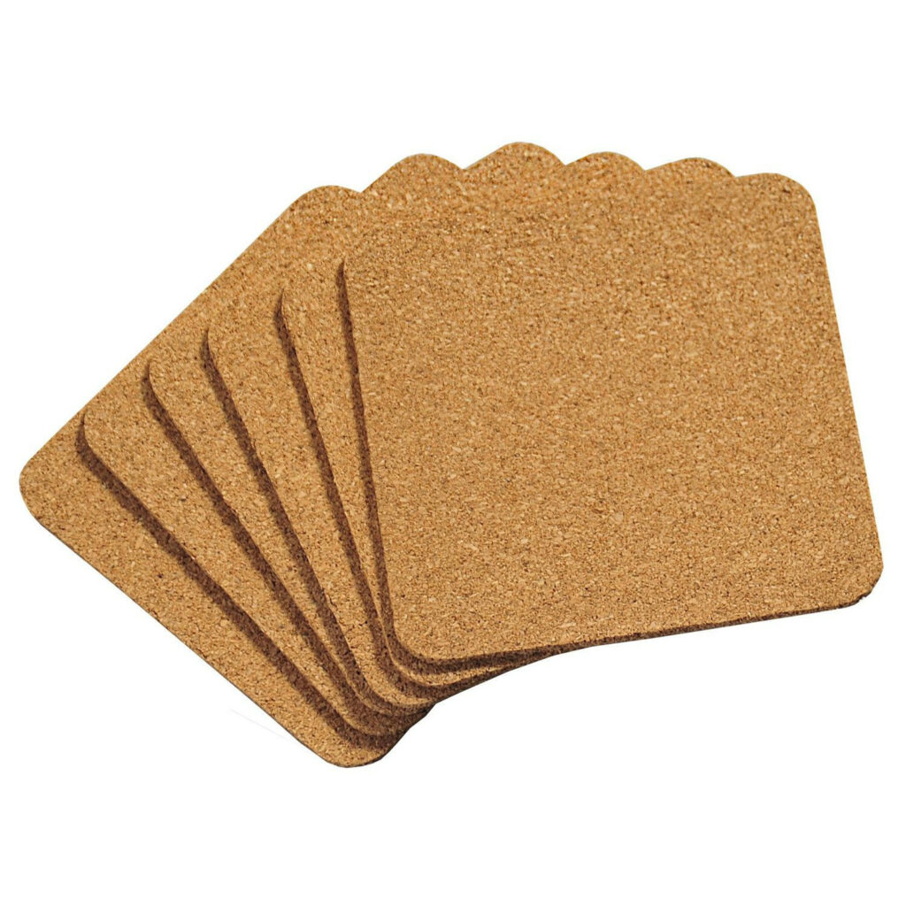Paliktņi korķa 10x10x3mm 6gb