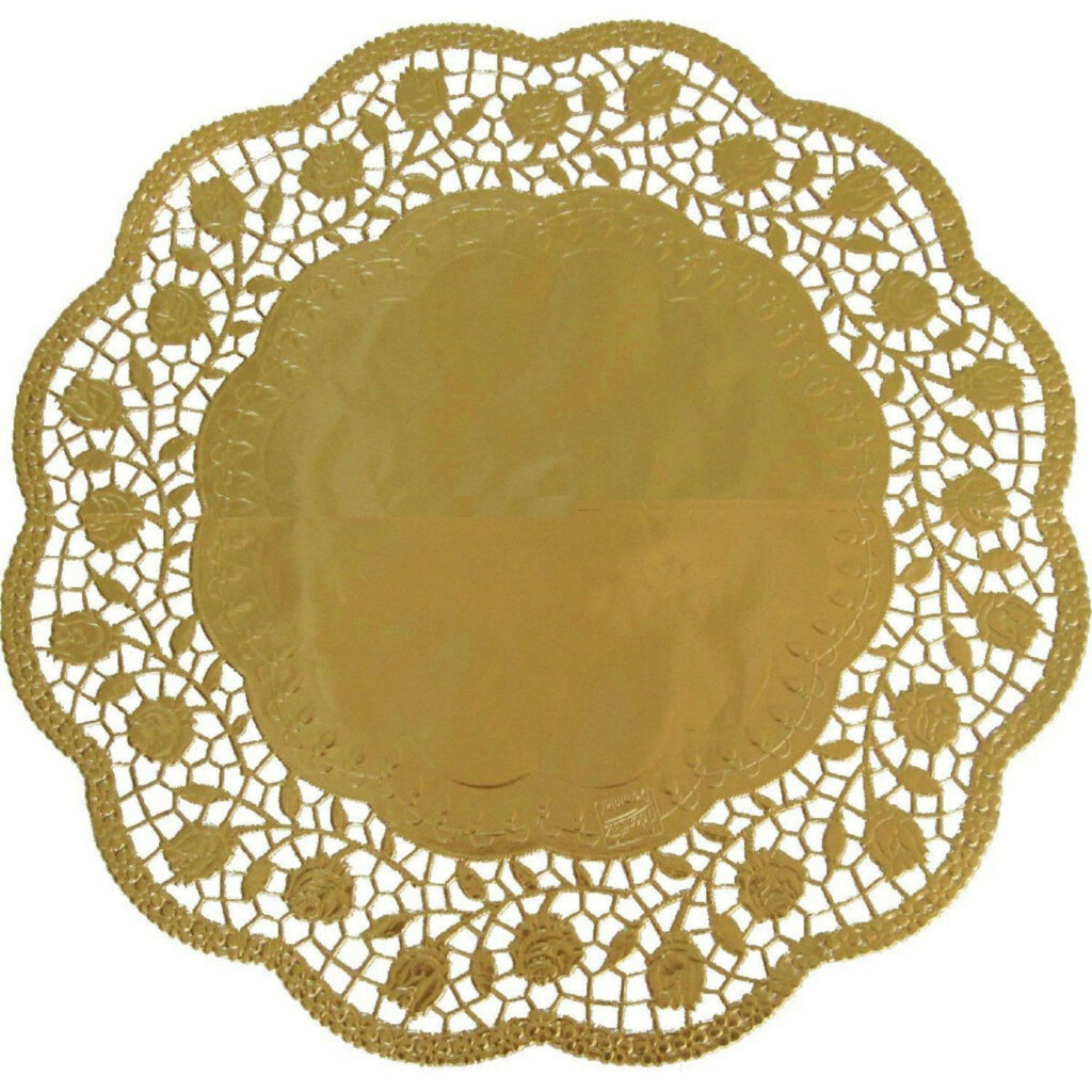 Paliktņi papīra v/l ø32cm 4gb zelta
