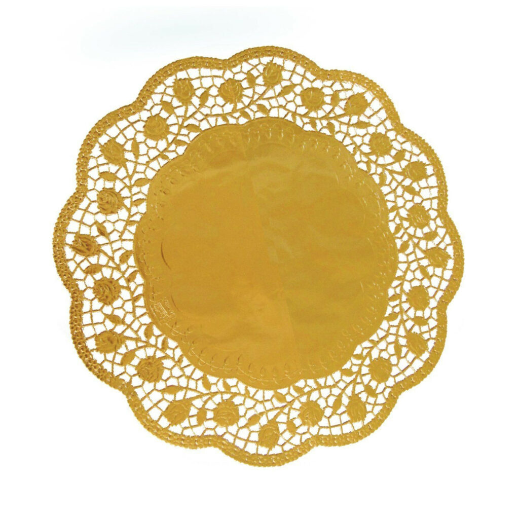 Paliktņi papīra v/l ø36cm 4gb zelta