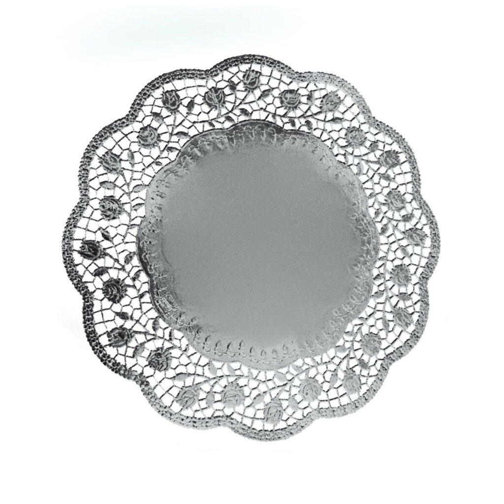 Paliktņi papīra v/l ø32cm 4gb sudraba