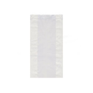 Maisiņi papīra 1kg 11+6×24cm 100gb balti