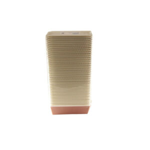 Forma kēksam OPTIMA papīra 200x82x70mm balti/brūna