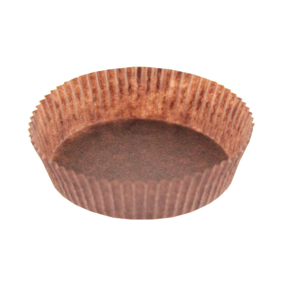 Formas papīra ø7cm h-2cm 1000gab brūnas