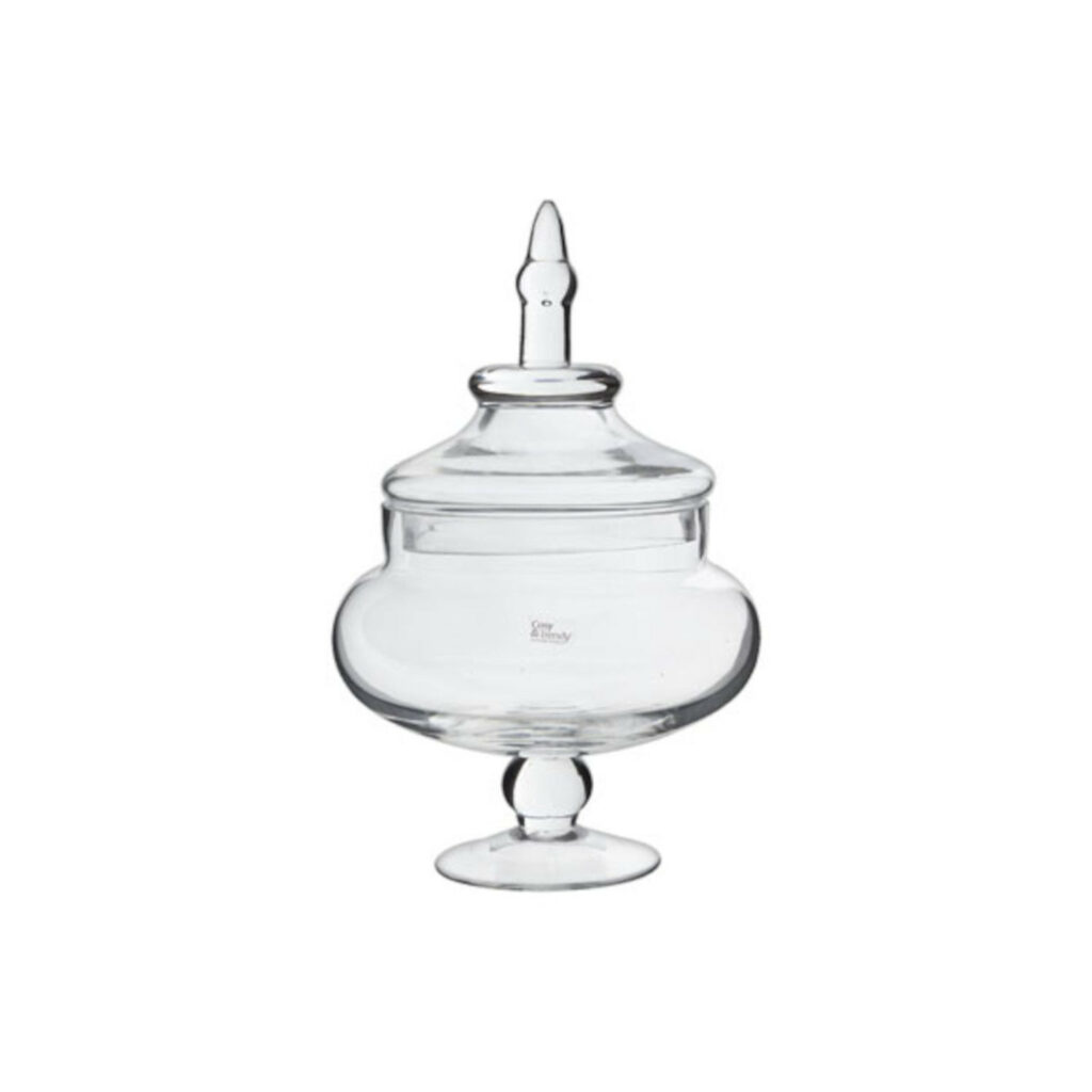 Trauks ø13cm h-12.5cm ar vāku, stikla