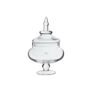 Trauks ø13cm h-12.5cm ar vāku, stikla