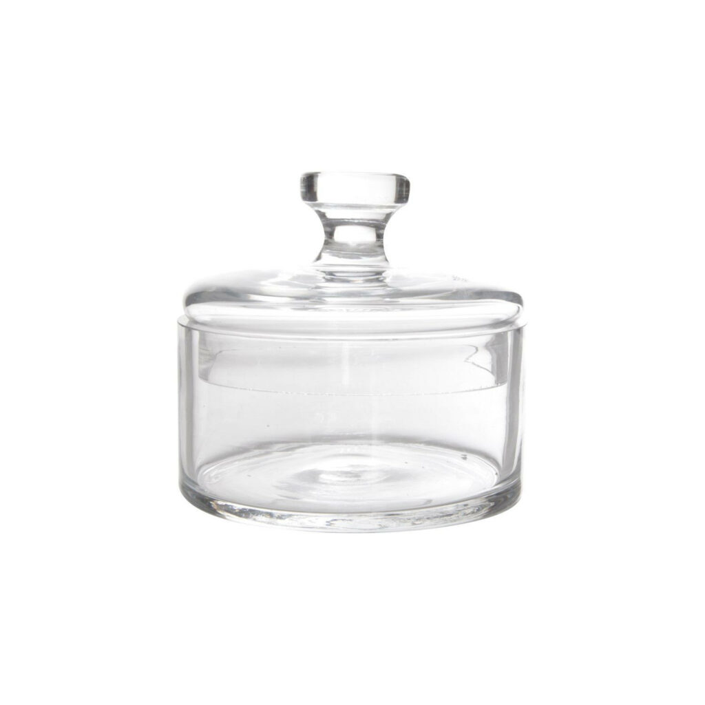 Trauks stikla ar vāku ø13cm h-12.5cm