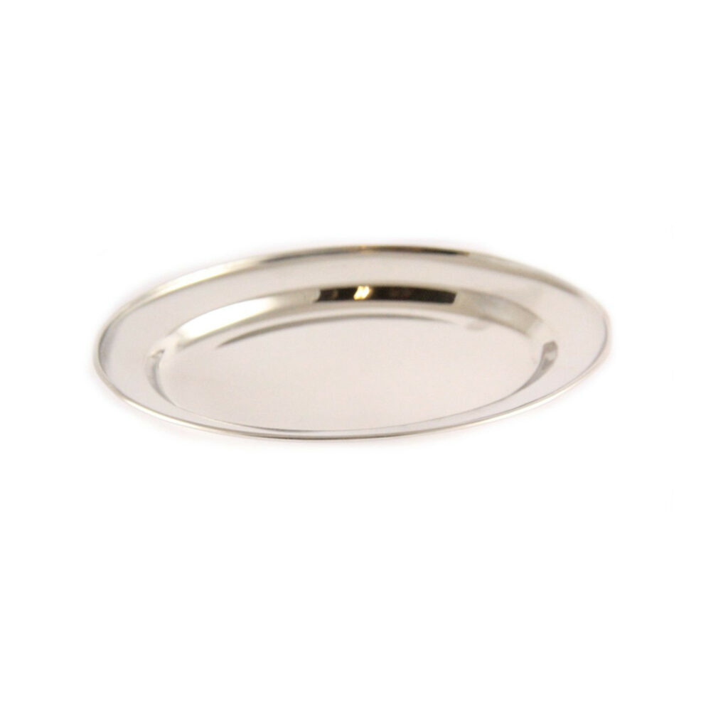 Paplāte met. ovāla 25cmx0.5mm