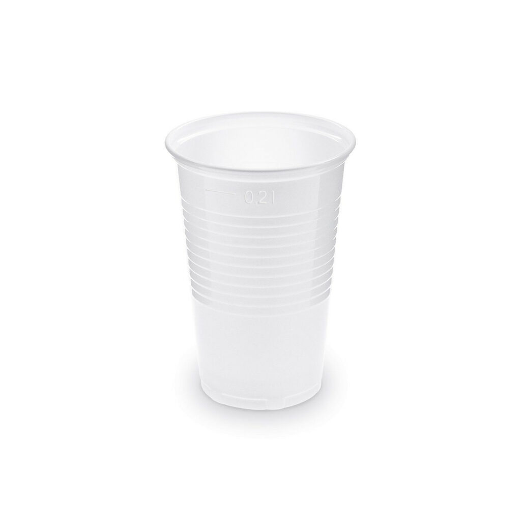 Glāzes v/l plm. 200ml 100gb baltas