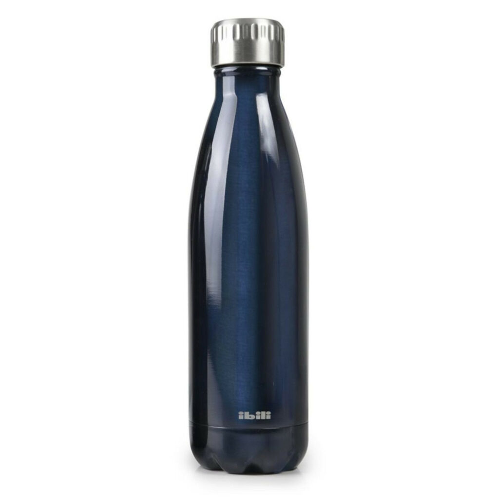 Termoss pudele zila 500ml ar dubulto sienu