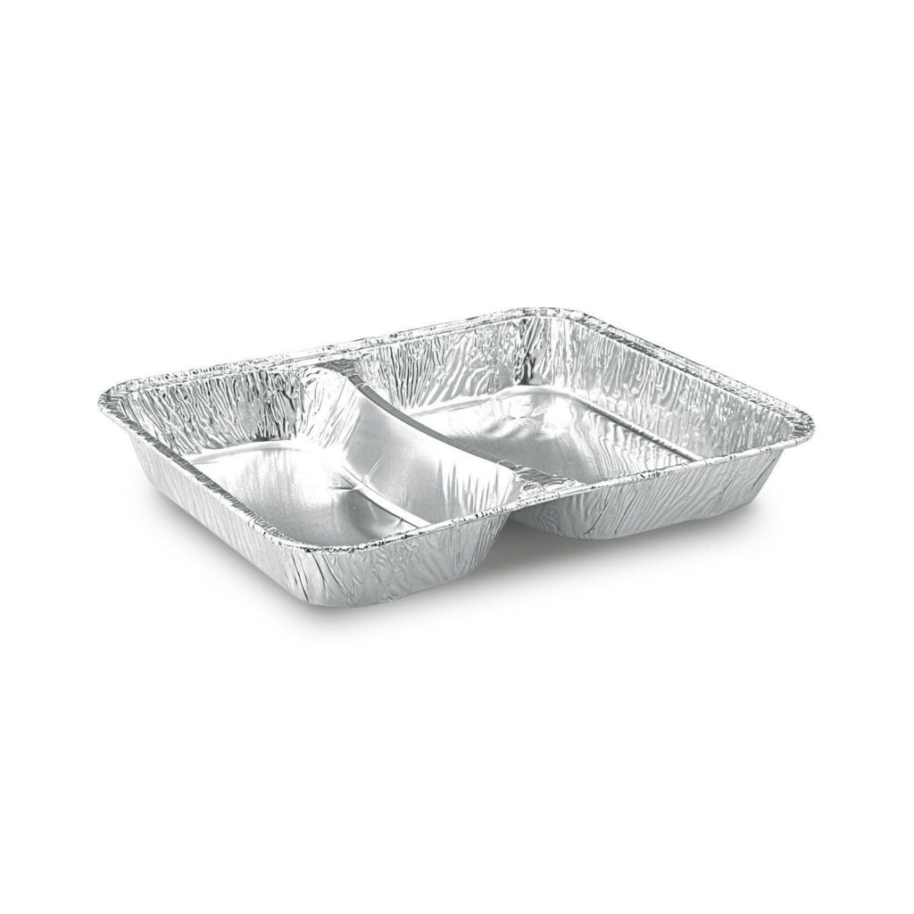 Kārba v/l ALU divdaļīga 22.7×17.7cm h-3cm