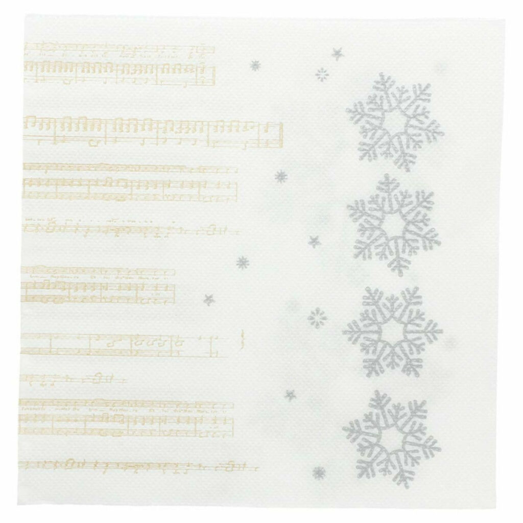 Salvetes 33cm 2-k 50gab New SNOW baltas