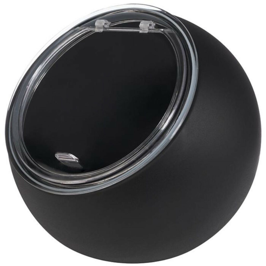 Trauks ar vāku ø19cm 800ml MOON melamīna melns