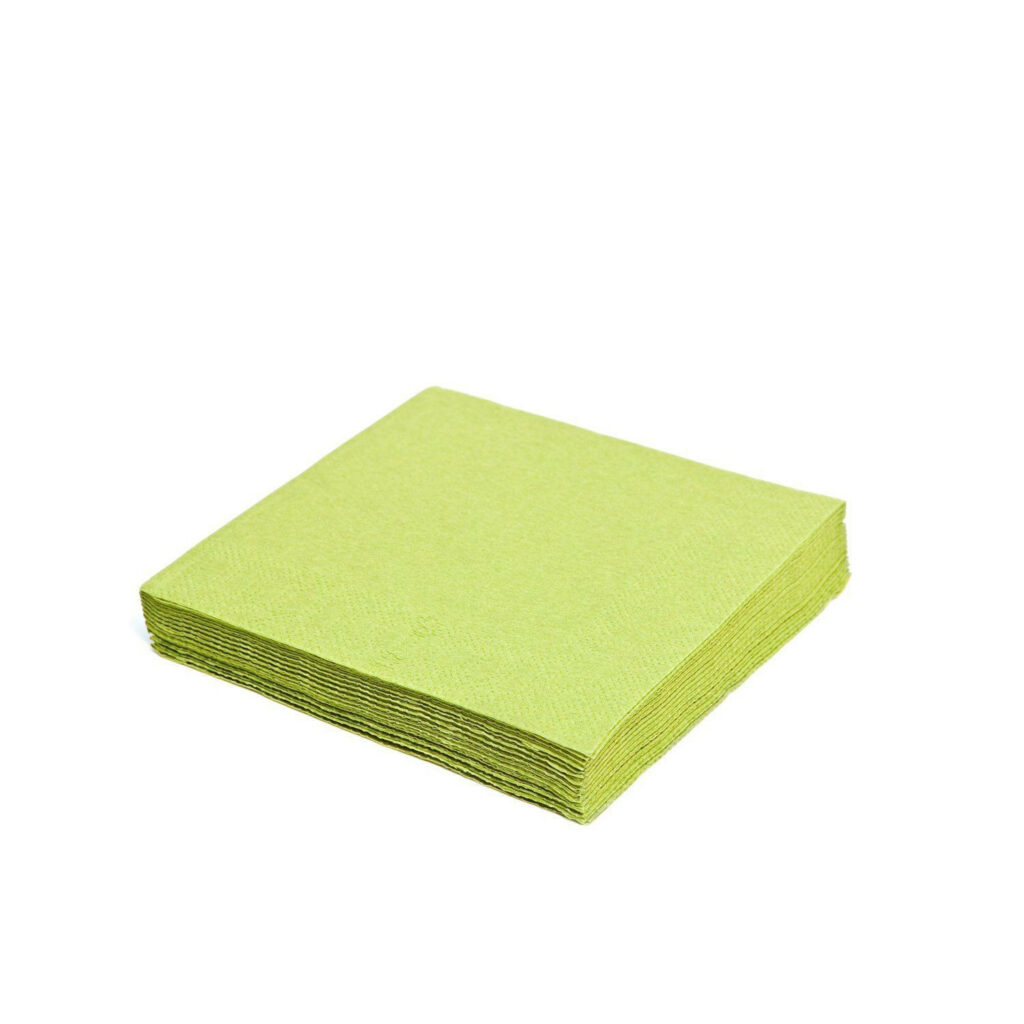 Salvetes divas kārtas 33cm 50gb salātzaļas