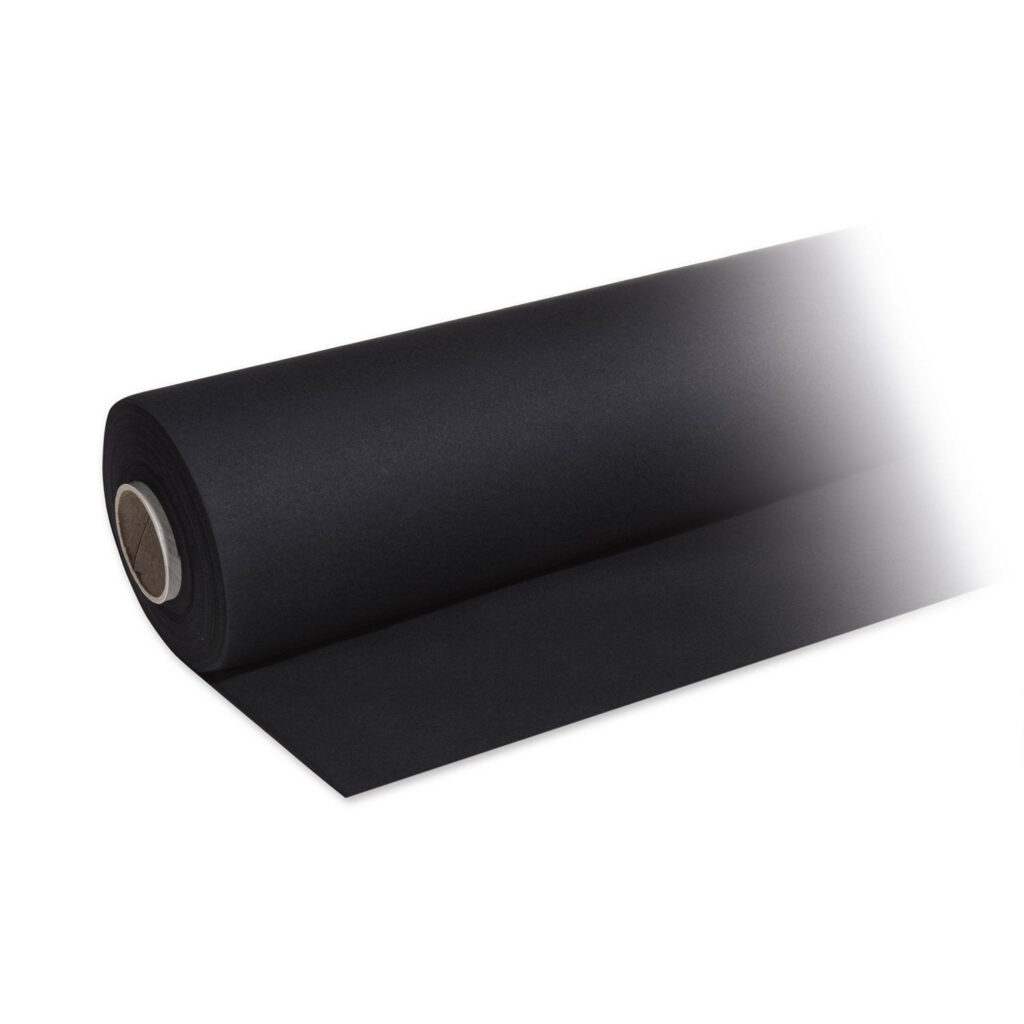Galdauts papīra PREMIUM 25×1.2m melns
