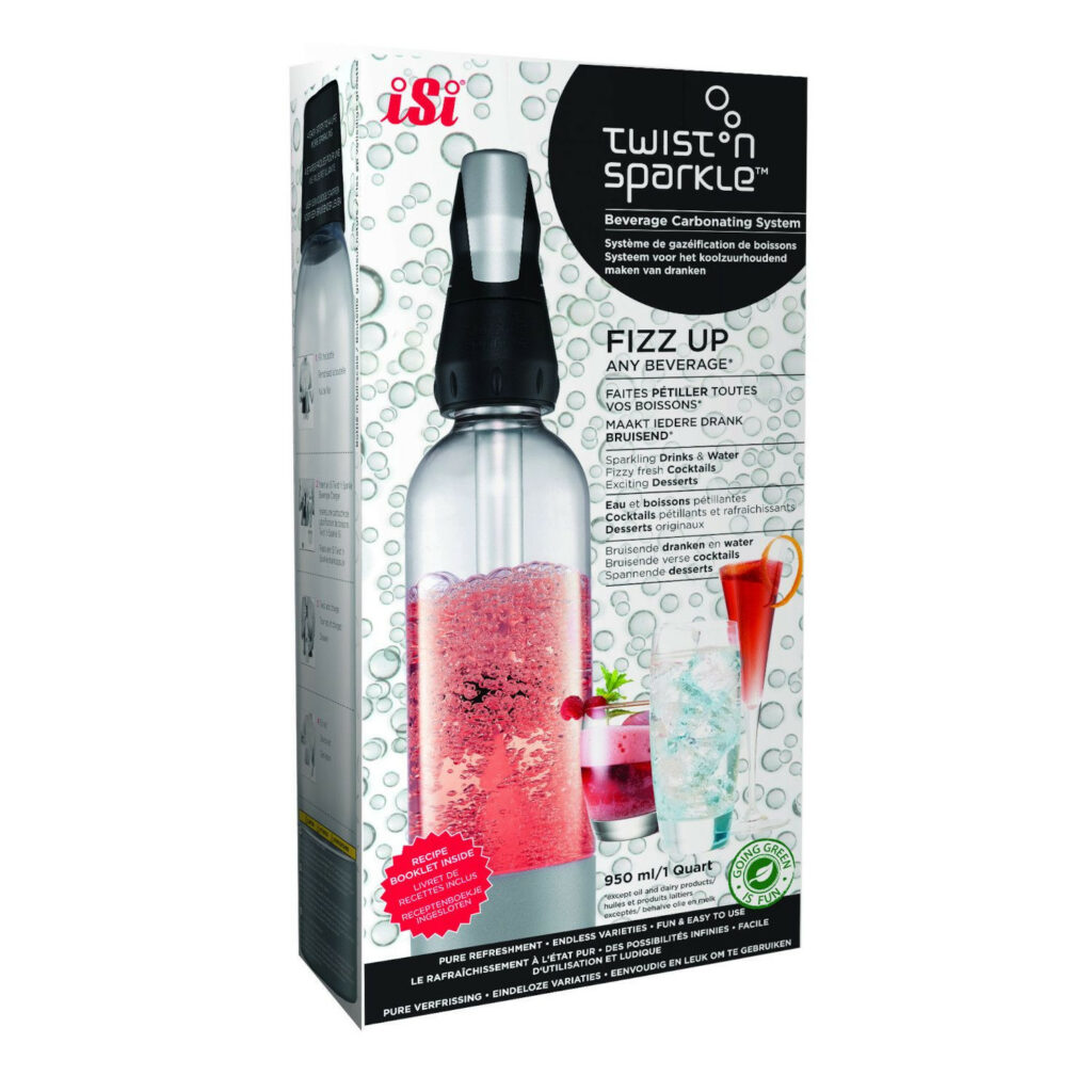 Ūdens sifons TWIST AND SPARKLE 950ml