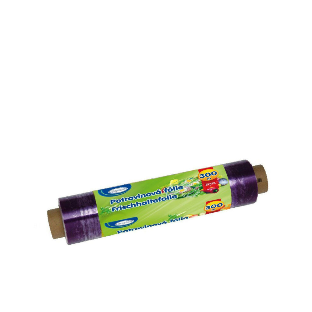 Plēve pārtikas rullis PVC 30cm×300m violeta