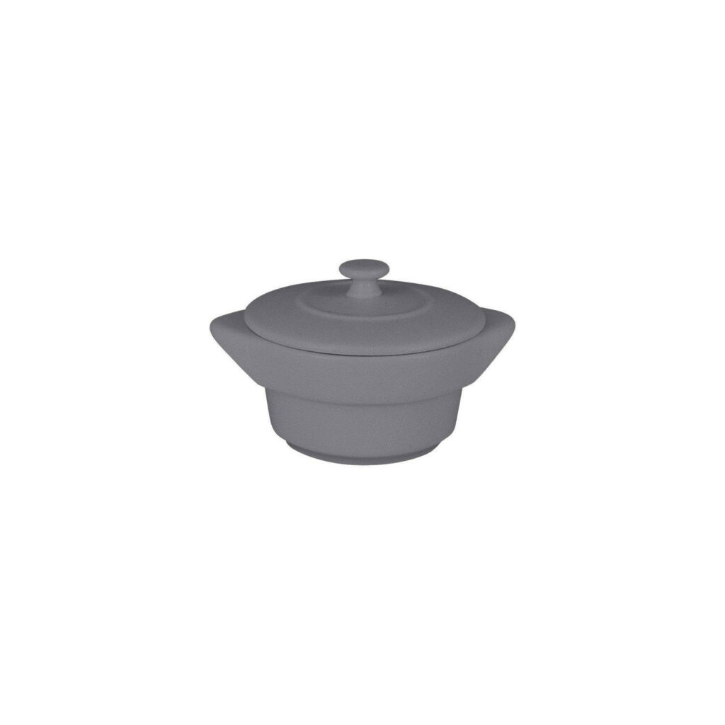 Trauciņš ar vāku CHEFS FUSION ø10cm 216ml pelēks