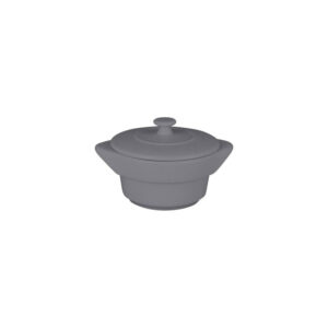 Trauciņš ar vāku CHEFS FUSION ø10cm 216ml pelēks