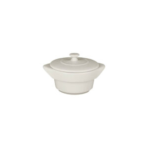 Trauciņš ar vāku CHEFS FUSION ø10cm 216ml balts