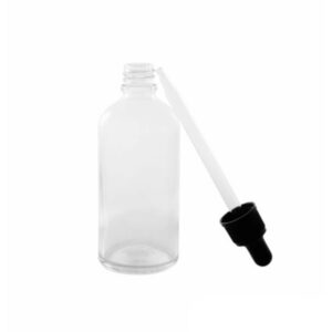 Pudele 50ml ar pipetīti caurspīdīga (E002S)