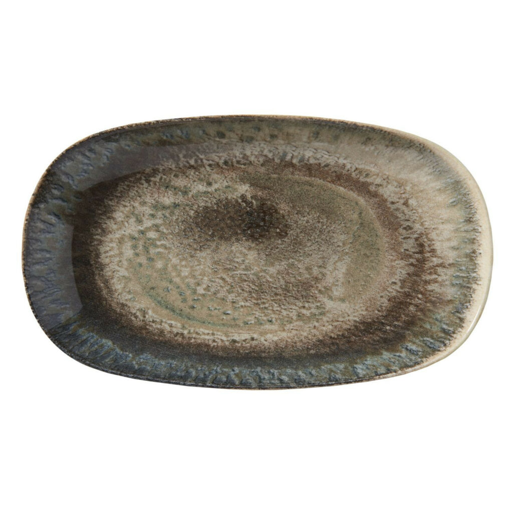 Šķīvis ovāls 29x17cm CRATER TERRA