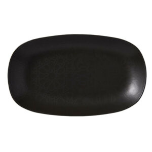 Šķīvis ovāls 29x17cm MATT BLACK