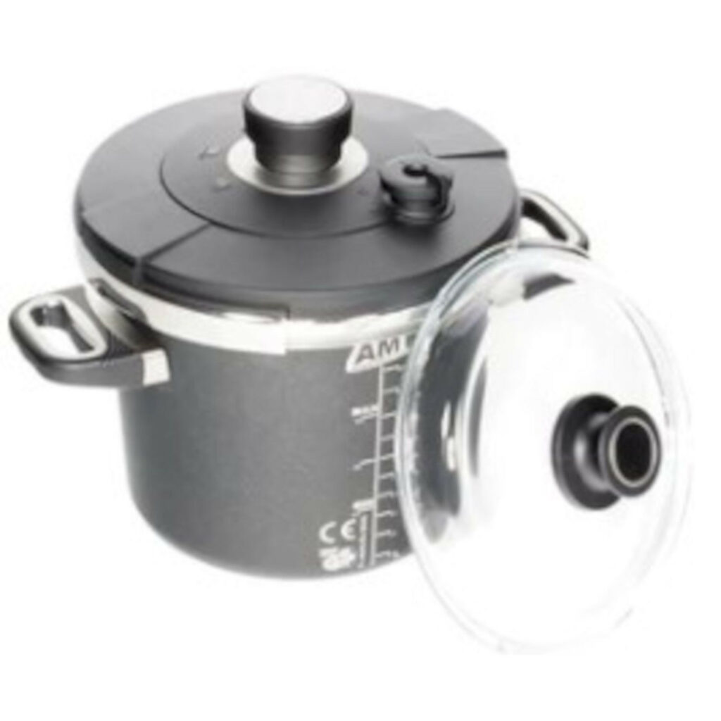 Tvaicējamais katls ar 2 vākiem ø 24cm, h-19cm indukcijas